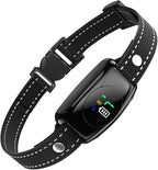 No Shock Bark Collar for Large & Medium Dogs - Safe & Humane Dog Bark Collar with Beep & Vibration 7 Adjustable Sensitivity Levels, IPX7 Waterproof Dog Training Collar Indoor Outdoor Use