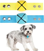 SCENEREAL Large Bell for Dog Collar, 2 Pack 1.5" Extra Loud Collar Bells for Cats and Dogs Training, Hiking, Walking, Hunting, Pet Tracker, Pet Bell for Save Wildlife and Birds Blue | Yellow