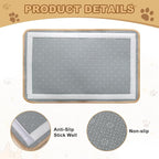 Cat Scratching Mat Sisal, Sisal Fabric Large Pet Scratching Pad for Indoor Cats with Adhesive Hook Loop Tape, Cat Scratching Rug Wall Scratchers (2pcs(11x13.8in))