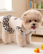 XPUDAC 4 Pack Dog Dresses Cute Printed Puppy Clothes for Small Dogs Girl Chihuahua Doggie Outfits Tank Top Vest Dresses Cat Apparel，Small(Chest-15.6")