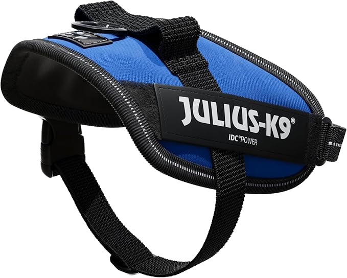 Julius-K9, 16IDC-B-MM, IDC Powerharness, Dog Harness, Size: Mini-Mini, Blue