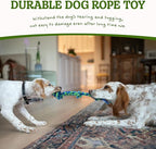 2 Pack Dog Rope Toy for Small Dogs, Puppy Teething Toys, Durable Cotton Puppy Chew Toys for Teething, Small Dog Toys for Aggressive Chewers, Interactive Tug of War Dog Toy for Puppies Boredom