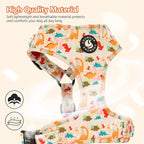 Dog Harness and Leash Set, Adjustable Dog Harness, Dog Leash, No Pull No Choke Puppy Harnesses for Walking Training for Small Medium Pet