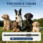 CanineJoy Dog Shock Collar and Automatic Bark Collar - 2-in-1 4200FT Dog Training Collar with Remote Control, Waterproof Electric Collar with 4 Training Modes, Security Lock, Rechargeable E-Collar