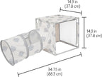 Kitty City Cozy Cat Play Furniture, Hideaway Cat Tunnel