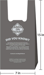 Bags on Board Dog Poop Bags - Extra Thick Waste Pickup Bags with Easy Tie Handles - Easy Dispensing Drawer Pack - 200 Count