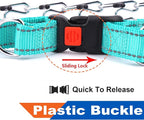 Supet Dog Training Collar for Small Medium Large Dogs with Quick Release Buckle, Adjustable No Pull Dog Collar with Nylon Cover