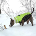 Lelepet Dog Coat Warm Dog Winter Coat Waterproof Dogs Jacket with Harness Built in Reflective Pet Fleece Vest Zip-Up Cold Weather Coats for Extra Large Dogs Turtleneck & Windproof Coats Great Dane 3XL