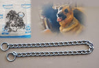 Chain Choke Collar for Dogs, Metal Slip Link Training Heavy Duty Dog Choker Collar Martingale Puppy Collars for XS Small Medium Large Big XL Breed Dogs (Silver, XS(Neck Max 12inch) D2.0mm)