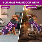 Doglay Dog Coat, Waterproof Dog Jacket Pet Winter Coat for Cold Weather with Thicken Furry Collar, Reflective Puppy Winter Jacket Warm Fleece Lining for Small Medium Large Pets