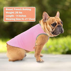 KYEESE 2Pack Dog Cooling Shirt, Breathable Dog Shirt for Small Dogs, Sun Protection Dogs Cooling Vest Tank Top, Lightweight Soft Sleeveless Summer Pet Clothes, Pink+Grey, L