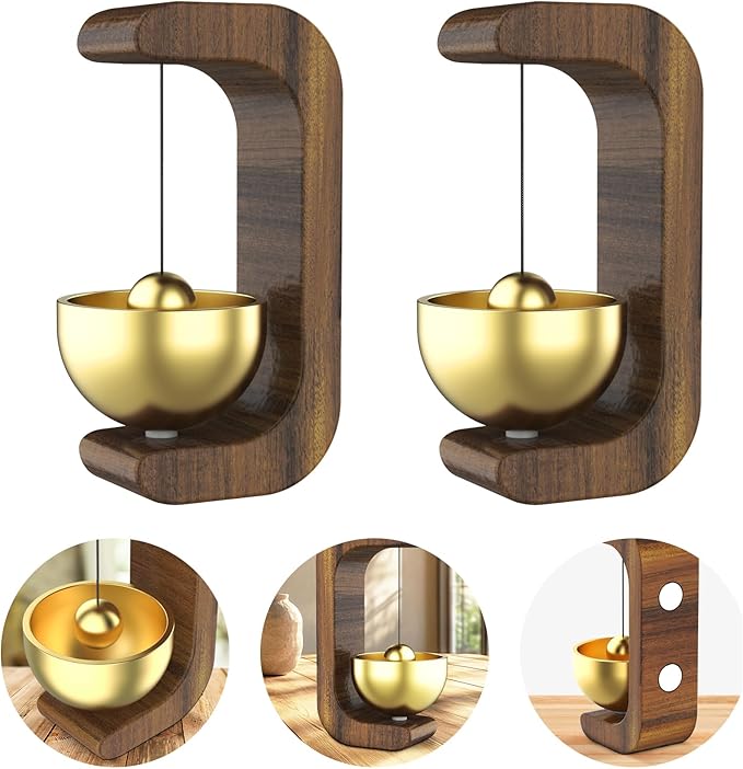 Shopkeepers Bell for Door Opening,2 Pcs Magnetic Door Chime for Business When Entering,Door Bell for Business Entry,Suitable for Homes,Shops,Offices,Unique Door Decorations - Creative Gifts