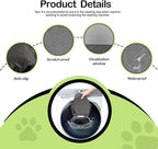 Cat and Dog Outdoor Waterproof Tent House - Indoor/Outdoor Cave Nest Bed for Small Dogs, Cats, Bunnies - Washable (Gray, Large)
