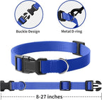 PetJoy Shock Collar Replacement Strap, Dog Replacement Training Collars with D-Ring, 3 Pack Adjustable Nylon Dog Collar Strap for Small, Medium & Large Dogs