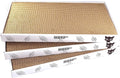 HQRP 3-pack Large Cat Scratcher Cardboard 17.5"x9.5" Cat Scratcher Box, Reversible Cat Scratch Pad Board, Wide Flat Scratching Pad for Cats, Corrugated Scratch Bed, Cardboard Scratcher for Indoor Cats
