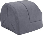 4 in 1 Self Warming Burrow Cat Bed, Pet Hideway Sleeping Cuddle Cave (Grey-2)