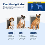 PetSafe Extreme Weather Aluminum Pet Door - Energy-Saving Thermal Barrier Pet Flap with Slide-in Door Locking & Secure Flap Cover - for Dogs Up to 220 Lb - Extra Large