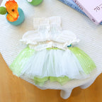 Furbabycare® Elegant Sweet Fashion Puppy Dog Blingbling Princess Skirt Pet Dog Lace Cake Camisole Tutu Dress S-Panda X-Small