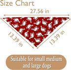JXGZSO 1 Piece Silly Goose Triangle Dog Bandana Meme Goose Duck Merchandise (Silly Goose D red)