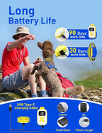 2-in-1 Bark and Shock Collar for Dogs, Smart Anti Barking Dog Training Collar with 5 Adjustable Sensitivity, Automatic Bark Collar with Remote, Vibration, Beep, Shock and Automatic (Yellow)