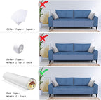 Anti Cat Scratch Furniture Protector, Transparent Self-Adhesive Couch Furniture Protectors from Cats Scratching Claws, Cat Scratch Couch Protector (13”x 24 FT)