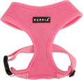 Puppia Soft Dog Harness No Choke Over-The-Head Triple Layered Breathable Mesh Adjustable Chest Belt and Quick-Release Buckle, Pink, X-Small