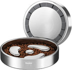 Slow Feeder Dog Bowl-1Cup for Small Puppy, Double-Layer 304 Stainless Steel Puzzle Bowl, Anti-Choking for Fast Eaters, Heavy-Duty Non-Slip Base, Dishwasher Safe