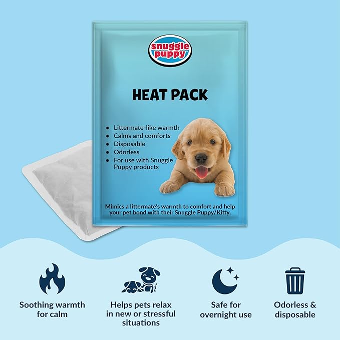 Snuggle Puppy Heartbeat Puppy Toy for Large Breeds, Breed Buddies Collection-Great Dane, Plush Dog Toy with Real-Feel Pulse and Heat Pack for Crate Time, First Nights, and Rest