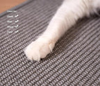 2Pcs 25.9x11.8 Inch Sisal Cat Scratching Mat,Wall Corner Cat Scratcher,Self-Adhesive Scratch Mat for Floor,Horizontal and Vertical Cat Scratcher Pad