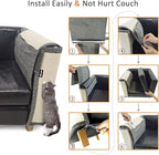 NATUYA Furniture Protectors from Cats-Cat Couch Protector Large Sisal Cat Scratching Mat-Protect Sofa Corner Cushion Chair (Sisal Armrest - Left)