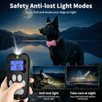 Dog Training Collar with Electric Shock Collar, Rechargeable & IPX7 Waterproof 3300FT Remote Dog Collar, 3 Training Modes (Beep, Vibration, Static Shock) for Small Medium Large (AM-003-B)