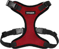Voyager Step-in Pet Harness - All Weather Mesh, Adjustable Step in Harness for Cats and Dogs by Best Pet Supplies - Red/Black Trim, XL