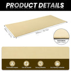 Ultra-Durable Cat Scratch Furniture Protector - 78.7" x 15.8" Self-Adhesive, Scratch-Resistant, No Shedding, Fits Any Furniture, Includes Nano Adhesive and Rotating Nails, Furniture Savior (Beige)