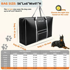 Large Dog Crate Bag for Storage & Travel, Carrying Case Holds Most 54 inch Crates, Also Fits Pet Playpens, Dog Beds & Cat Houses, Durable Waterproof Material