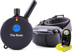 Educator ET-800 The Boss E Collar for Dog Training with Remote - 1 Mile Range, Waterproof, 100 Blunt Stimulation Levels, Tone or Vibration Mode, Night Light Tracking for Small, Medium & Large Dogs