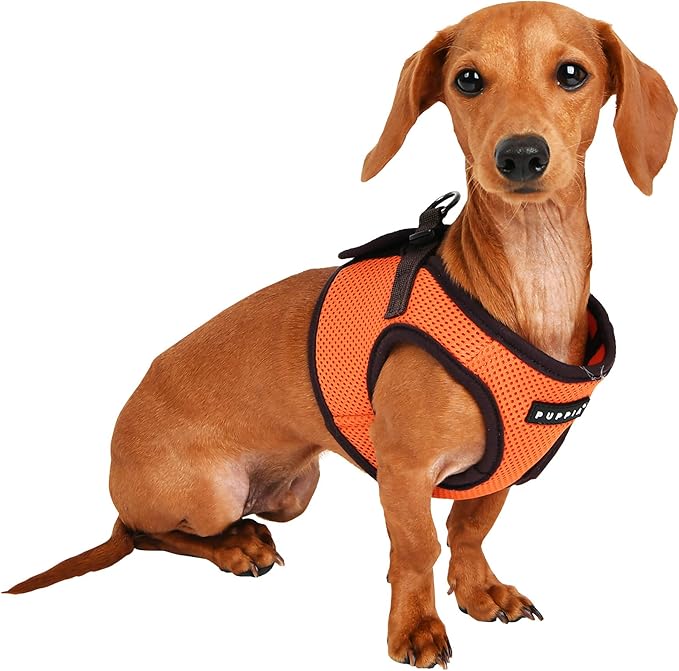 Puppia Soft Vest Harness B II - Orange - XXL