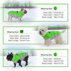 Warm Dog Coats For Large Dogs, Waterproof Dog Jacket With Harness, Zipper Clousure, Fleece Lining, Turtleneck, For Cold Weather Outdoor Walks, Pet Snowsuit For Beagle, Cocker Spaniel, Corgi- XL