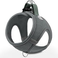 Joytale Small Dog Harness, Breathable Mesh Step-in Vest, Reflective Soft Padded Harnesses for Small and Medium Dogs, Gray, M