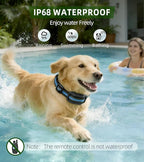 Shock Collar for Dogs, 4200FT Dog Training Collar with Remote for 15-120lbs Small Medium Large Dog, IP68 Waterproof Rechargeable E Collar with 3 Training Modes: Beep, Vibration, Safe Shock (Black