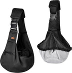 CUBY Dog and Cat Sling Carrier - Adjustable Breathable Mesh Small Pet Sling - Soft Pouch and Tote Design - Suitable for Puppy, Small Dogs Cats Outdoor
