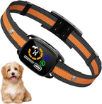Humane Bark Collar for Small Medium Dogs, No Shock Anti Barking Collar with Smart Chip, 3 Training Modes (Beep & Vibration), IP67 Waterproof Rechargeable Stop Barking Device, 8-65 lbs