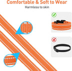 Collar Replacement Strap Compatible with Dog Training Collar Receiver, Reflective Dog Collars Strong, 2 Piece Set