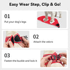 Joytale Small Dog Harness, Breathable Mesh Step-in Vest, Reflective Soft Padded Harnesses for Cats and Puppies Dogs, Red, XXXS