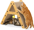 Gimars Wood Grain A-Shape Cat Scratcher, MZB-AS-M