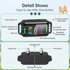 Dog Bark Collar Automatic Shock Collar Rechargeable Anti-Bark Training Collar Multifunctional Waterproof Dogs Stop Barker with 6 Safe Training Modes for Dog Weighing Over 8 Pounds (Black)