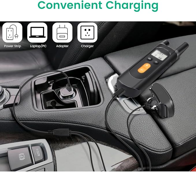 2-Pack Charger Replacement for NVK Dog Training Collar, Magnetic Charging Cable for UKE Shock Collar, Black