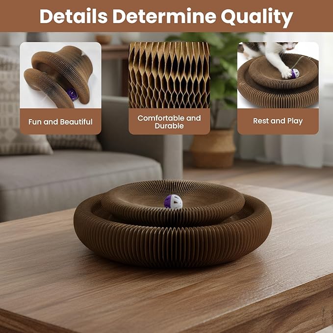 Buddha's Hand Shaped Cat Scratcher - Unique Design, Scratch-Resistant, Pet-Safe for Feline Activity & Home Aesthetics