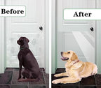Door Protector from Dog Scratching - Cat Scratch Door Frame Single Side Adhesive Protector Anti Dog Scratch Door Guard for Dogs Clear - 118" x 8.2" (118" x 8.2")