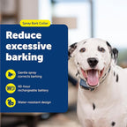 PetSafe Spray Bark Dog Collar, Automatic No Bark Device for Dogs 8 lb. and Up - Rechargeable and Water-Resistant – Includes Citronella and Unscented Spray Refills & USB Charging Cable, Navy