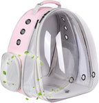 Front Expandable Cat Backpack Carrier, Fit up to 20 lbs, Space Capsule Bubble Window Pet Carrier Backpack for Large Fat Cat and Small Puppy